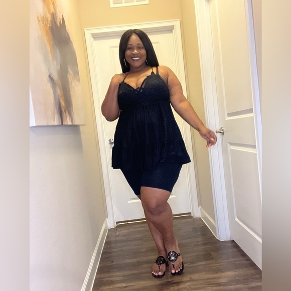 KALI Lace Cami Set (Black) - Picture 6 of 10